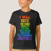 Vou Votar Escolha Igualdade Liberdade