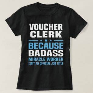 Camiseta Voucher Clerk