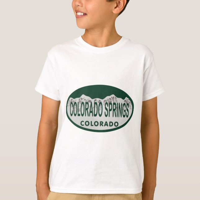 Camiseta Voval de licença do Colo Spgs (Frente)