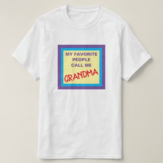 CAMISETA VOVÓ (Frente do Design)