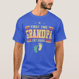 Camiseta Vovô 2022 pela primeira vez para o avô do Pai
