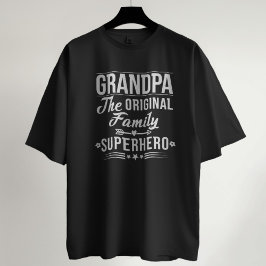 Camiseta Vovô, A Citação Do Super Herói Da Família Original