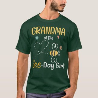 Camiseta Vovó Abelha Festa de aniversário Correspondente