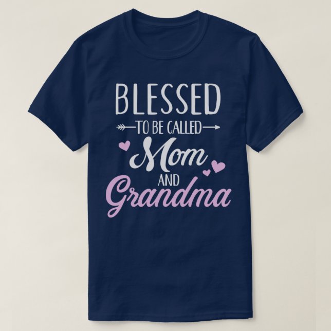 Camiseta Vovó abençoada (Frente do Design)