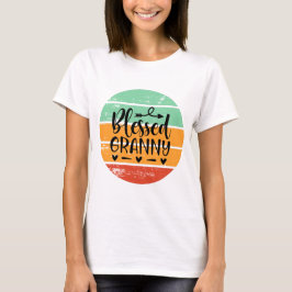 Camiseta Vovó Abençoada Retro