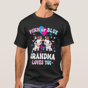 Camiseta Vovó Ama Você Vaca Revelação do Sexo B