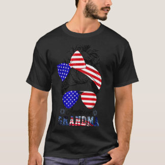 Camiseta Vovó Americana Mensageiro Correspondente Família 4