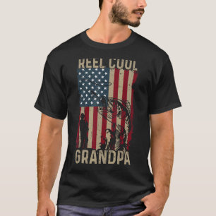 Camiseta Vovô Americano Legal da pesca de Dias de os pais