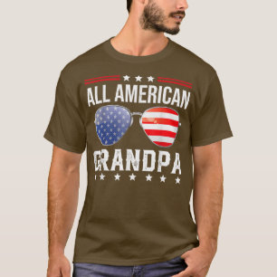 Camiseta Vovô Americano Total Combinando Família Quatro 4