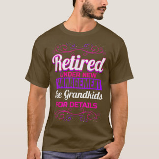 Camiseta Vovó aposentada Netos de aposentadoria aposentados