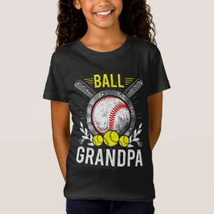 Camiseta Vovô Ball Baseball Lover Dia de os pais Vovô