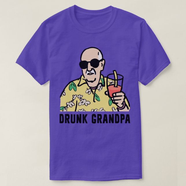 Camiseta Vovô bebado (Frente do Design)