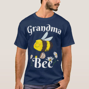 Camiseta Vovó Bee Engraçada Beekeeper Mãe Abelha Floral