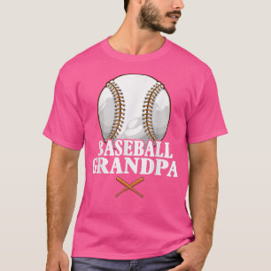 Camiseta Vovô Beisebol Engraçado Avô Baseball 