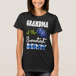 Camiseta Vovó Berry primeiro aniversario Blueberry Theme Sw