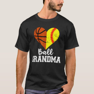 Camiseta Vovó Bola Funny Sofball Basball Vovó