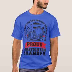 Camiseta Vovô Bombeiro Dos Bombeiros De Um Avô Bombeiro