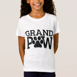 Camiseta Vovô Cachorro Vovô Grand Paw Oferece Homens Pai Fa