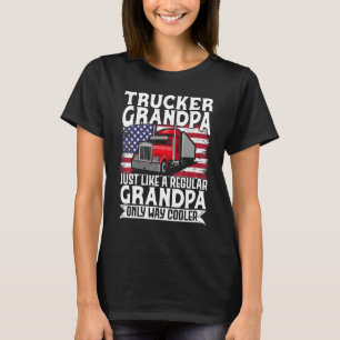 Camiseta Vovô Caminhoneiro Igualzinho Um Vovô Caminhão Norm
