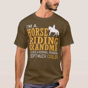 Camiseta Vovó Cavalo cavalgando vovó