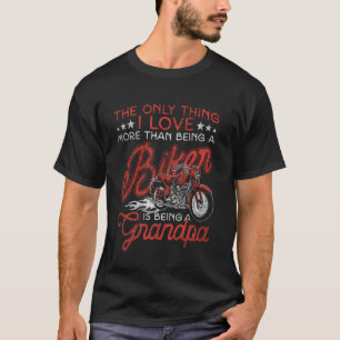 Camiseta Vovô Clássico De Motocicleta Vovô A Única Coisa Qu