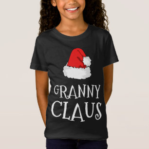 Camiseta Vovó Claus Christmas Hat Family Group Combinação P