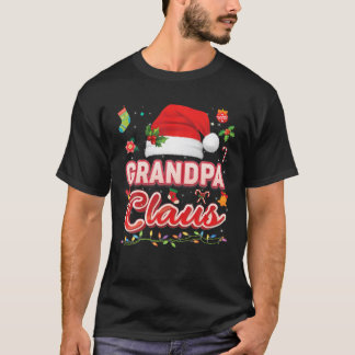 Camiseta Vovô Claus Correspondendo Papais noeis de Natal da