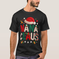 Vovó Claus Design Tecido Avó Pijama Família Mãe