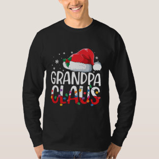 Camiseta Vovô Claus Família de Pijamas de Natal