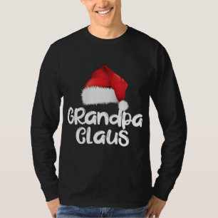Camiseta Vovô Claus Família Natal Correspondendo ao Papai N