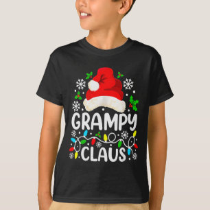 Camiseta Vovô Claus Natal Divertido Família Combinando 