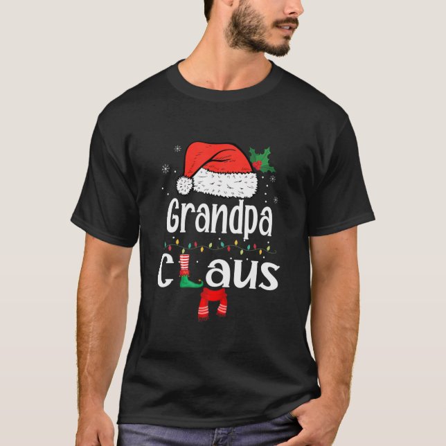 Camiseta Vovô Claus Natal Família Pajama Matando Xma (Frente)