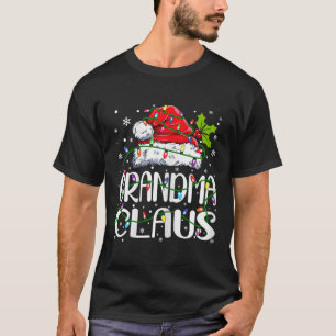 Camiseta Vovó Claus Papais noeis de Natal Correspondentes a