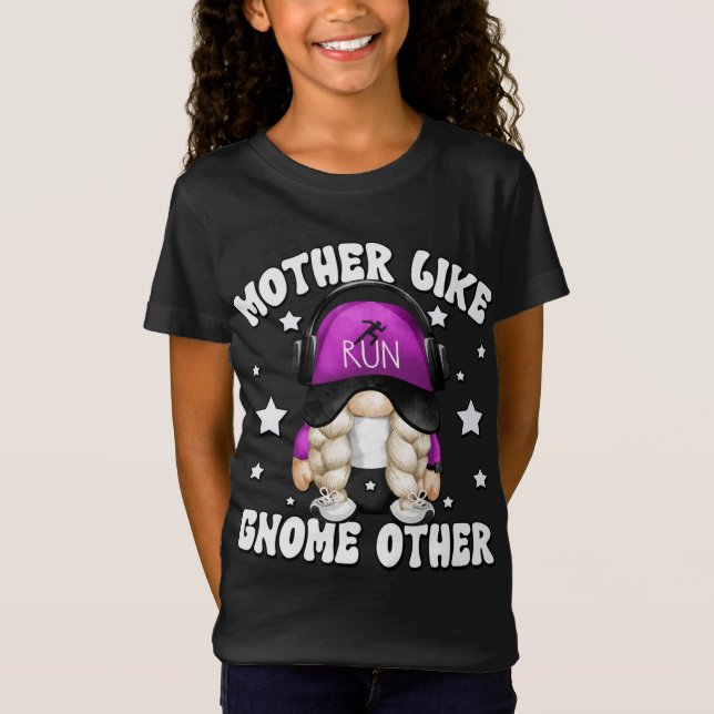 Camiseta Vovó Correndo Gnomo Para Maraton Runner Funny Ru (Frente)
