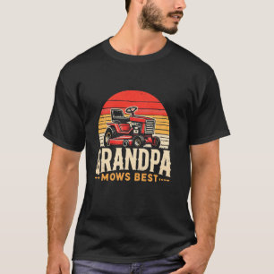 Camiseta Vovô Corta Melhor Cortador de Grama de Jardim