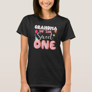 Camiseta Vovó Da Família B De ruas De Aniversário De Um don