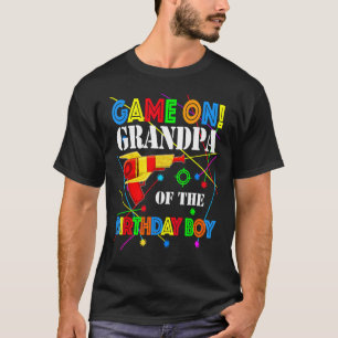 Camiseta Vovô da família Birthday Boy Matching Laser