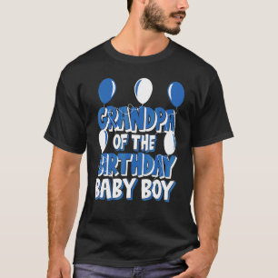 Camiseta Vovô Da Festa 1 Do Aniversário Do Bebê Toddler