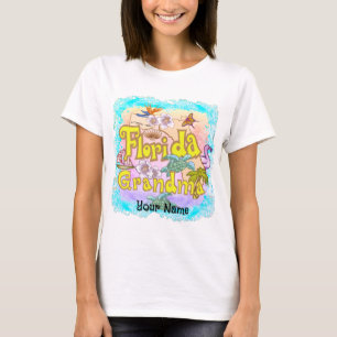 Camiseta vovó da Flórida Personalizada