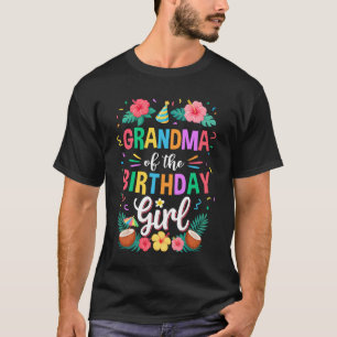 Camiseta Vovó da Garota Aloha Hawaii Festa 1s