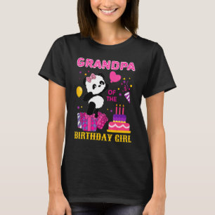 Camiseta Vovô Da Garota De Aniversário, Festa De Carro De P