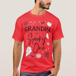Camiseta Vovô da Garota Spooky Primeiro Aniversário