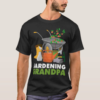 Camiseta Vovô da jardinagem divertido jardineiro de legumes