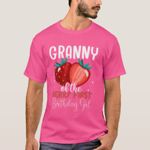Camiseta Vovó da Menina do Primeiro Aniversário da Berry Fo