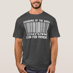 Camiseta Vovó Da Noiva Virá Para A Parte De Casamento De Pa
