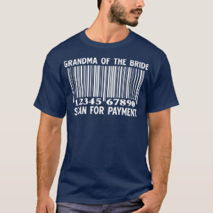 Camiseta Vovó Da Noiva Virá Para A Parte De Casamento De Pa