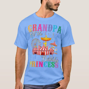 Camiseta Vovô da Princesa de Aniversário Nascida do Circo
