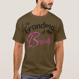 Camiseta Vovó das mulheres do casamento noiva Brida