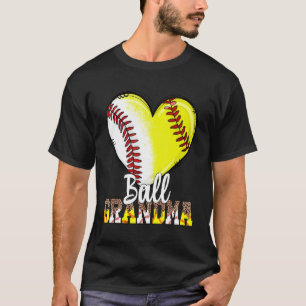 Camiseta Vovó de Ambos os Netos de Baseball Ball M