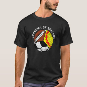 Camiseta Vovó de Ballers Softball Futebol Grand